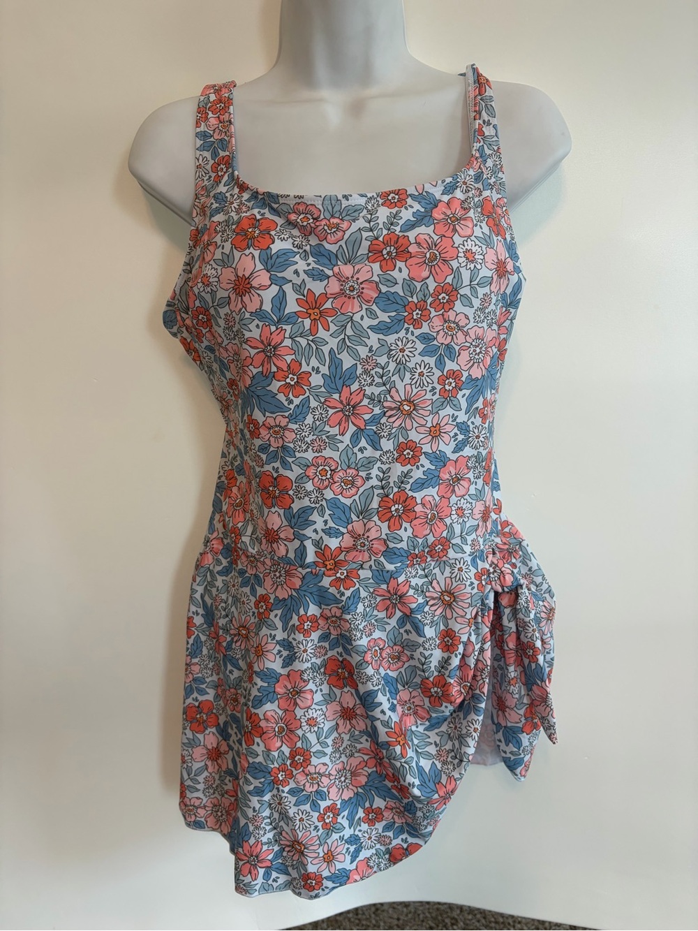 Eomenie Swimdress Women’s Large Floral One Piece Swimsuit NWT New!